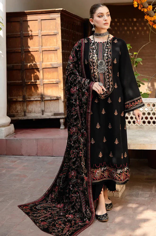 Ramsha - Winter 3PC Dhanak Embroidered Suit