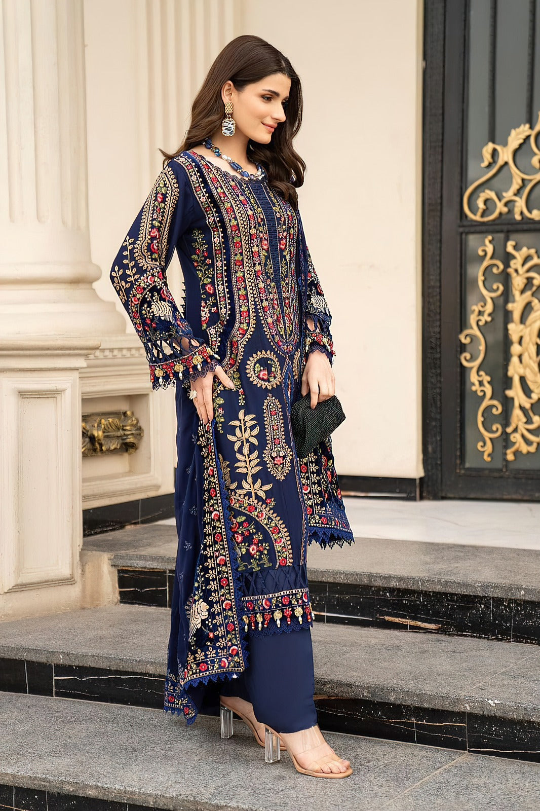 Bareeze Danak 3Pc Luxury collection