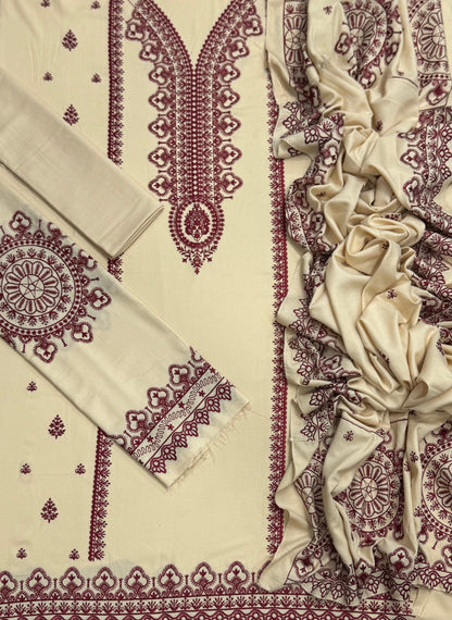 Aneelas Dhanak 3 pc # 1758