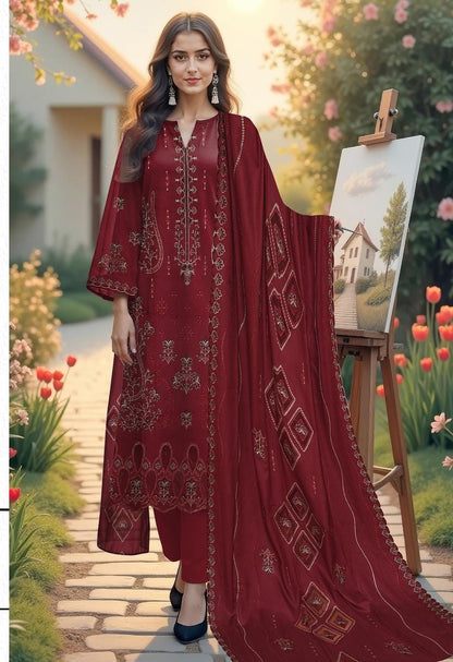 BAREEZE DHANAK 3PC 1777