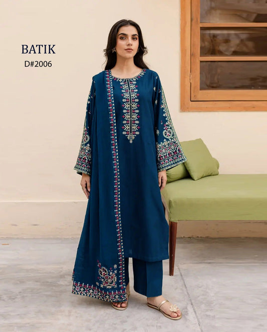 batik *High Quality Dhanak * 3pcs SA 1684